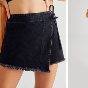 Free People Emmy Denim Skort